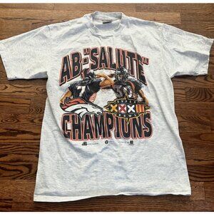 Denver Broncos Super Bowl 32 Shirt Xplosion Mens Large 1997 Champions Vintage